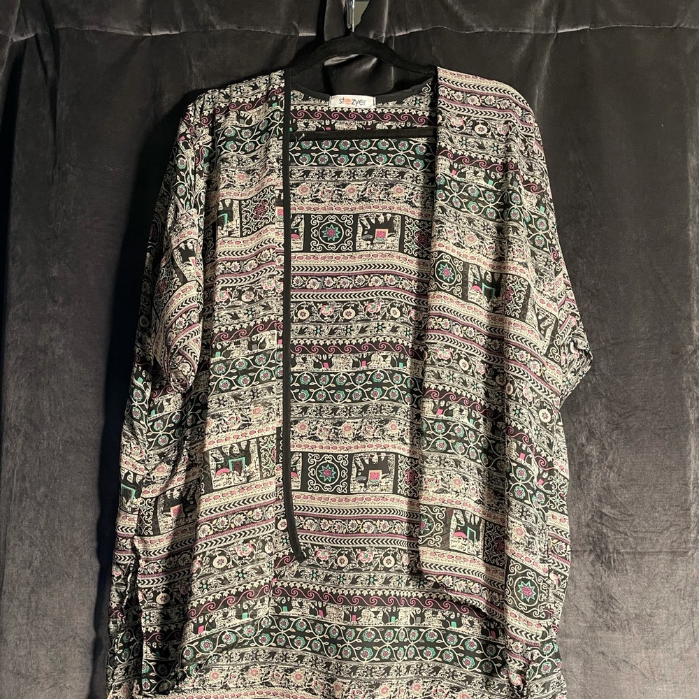 Aztec bathing suit cover up. Size medium